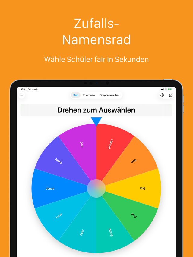 Name Wheel — iPad