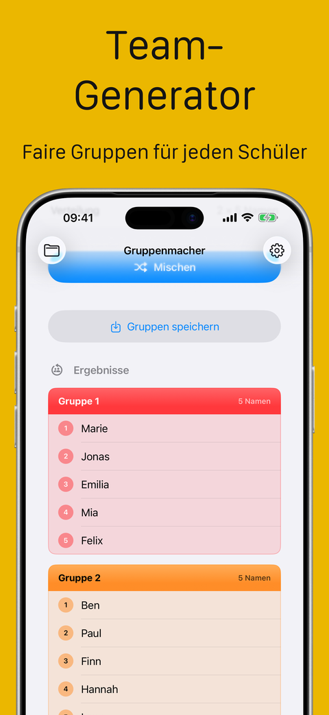 Gruppenergebnisse